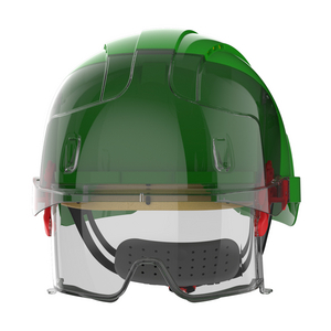 ELMETTO EVO VISTA LENS VENTILATO CON OCCHIALE INTEGRATO VERDE/GRIGIO AMB170-006-P00