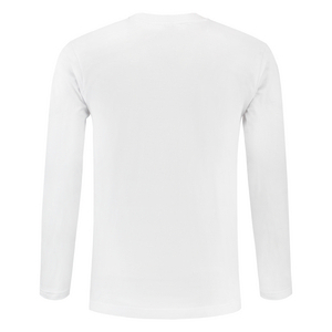 TRICORP T-SHIRT LANGE MOUW 101006 WIT MT XS