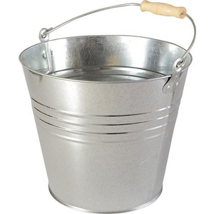 3510040012 Eimer leichte Form Stahlblech verz. 12 l