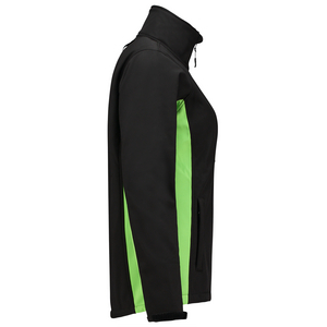 TRICORP SOFTSHELL DAME 402008 ZWART/LIME MT S