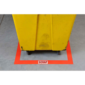 PACK 1 TOUGHSTRIPE FLOOR MARKING TAPE 104343-RED B-514 FLOOR TAPE 76,2 X 30