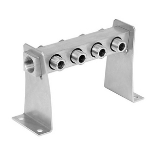 SERIES 266 - 267 - 268 POPPET VALVE 3/2 AND 4/2 PILOTING SUBBASE FOR MOUNTING OF CNOMO PILOT WITH CO 88128409