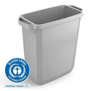 DURABIN 1800503050 ECO 60L RECTANGULAR RECYLING BIN GREY Durable - ref ...