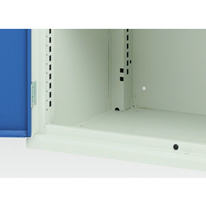 ARMOIRE POLY 1050X550X2000 AV 3 TABLETTES 4 TIROIRS