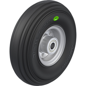 ROUE 200KG D.260MM 85MM CAOUT JANTE TOLE MOYEU ROULEAUX
