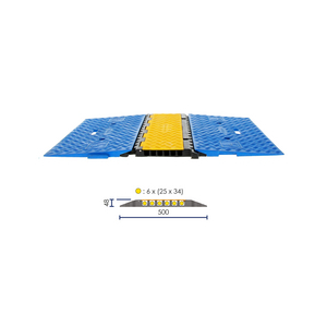 PC 6 CANAUX + 2 RAMPES PMR 910X1400X50