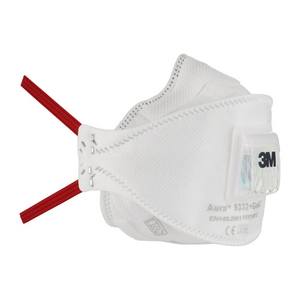 MASCHERINA 9332+GEN3 RESPIRATORE AURA FFP3 NR D CON VALVOLA 7100134314