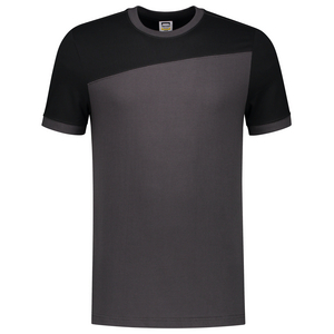 TRICORP T-SHIRT NADEN 102006 DONKER GRIJS/ZWART MT 7XL