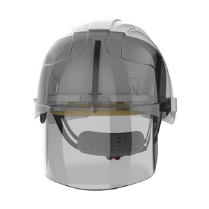 ELMETTO EVO VISTASHIELD - BIANCO/GRIGIO - VENTILATO AMD170-005-F00