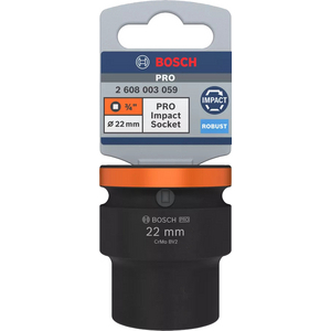 BOSCH KRACHTDOP 3/4 22 MM STANDAARD DIEPTE 2608003059