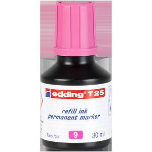 EDDING PERMANENT MARKERS 30ML NAVULINKT ROZE 009 T25