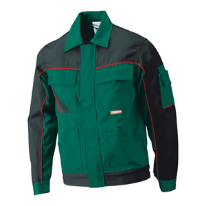 HERREN BUNDJACKE HIGHLINE GN/SW/ROT 52 PP608012952, 65% Polyester und 35 % Baumwolle, 285 gr/m²