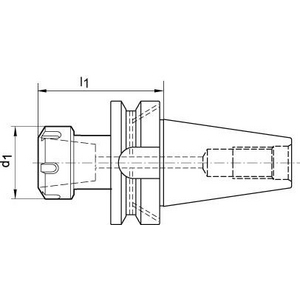 9313100016 Spannzgf. JISB6339ADB BT40 ER25 A160 For