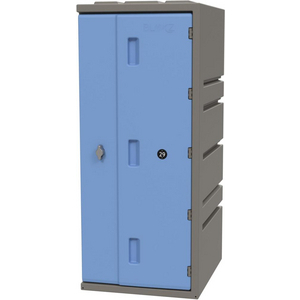 3110018630 Kunststoff-Schließfach 900 mm, Tür blau