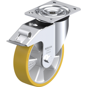 282418-RUOTA CON SUPPORTO GIREVOLE IN LAMIERA DACCIAIO STAMPATA, SUPPORTI VERSIONE SEMI-PESANTE, ATT L-ALTH 180K-FI