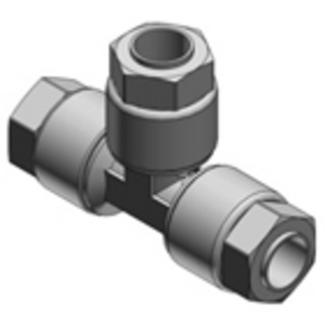 SMC PFA T-FIT 1/2" S X 1/2" S X 3/8" S LQ3T4A-R5