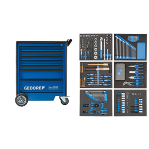 GEDORE GEREEDSCHAPWAGEN INCL. ASORT. 2005-TS-190 (SE=190ST)