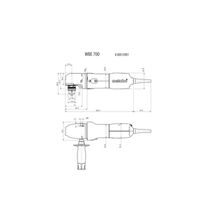 600512000 WBE 700 Winkelbohrmaschine