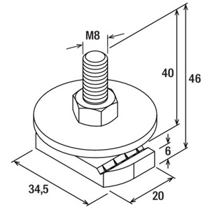 FISCHER HAMERKOPBOUT FCS N M8X40 D10139 (DS=50ST)