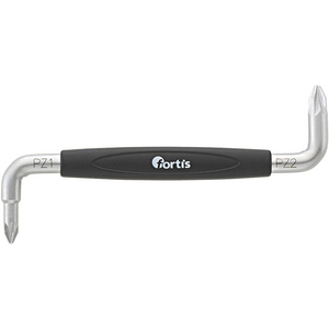 9652040080 Winkelschraubendreher PZ1+PZ2x100mm FORTIS