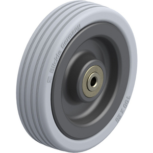 ROUE 70KG D.100MM 25MM CAOUT JANTE POLYA MOYEU BILLE