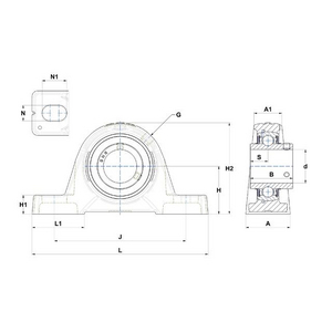 PALIER UCPE 206 EX NP30 SNR