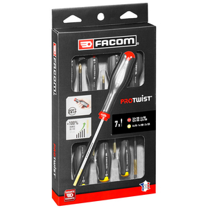 FACOM SCHROEVENDRAAIERSET PROTWIST AT.7PB (SET=7ST)