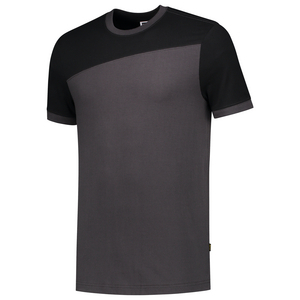 TRICORP T-SHIRT NADEN 102006 DONKER GRIJS/ZWART MT 7XL