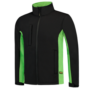 TRICORP SOFTSHELL 402002 ZWART/LIME MT 5XL