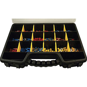 BOX OF TERMINALS + CRIMPING PLIER