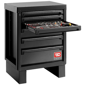 FACOM KAST LAAG ZWART MET 6 LADES RWS2 RWS2-MBS6TBS