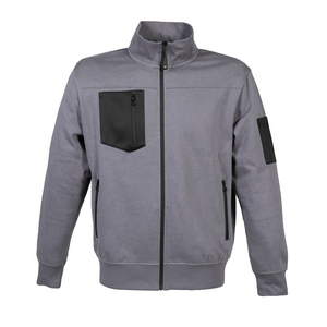 FELPA ZIP LUNGA GIACARTA GREY 995701 # L GREY
