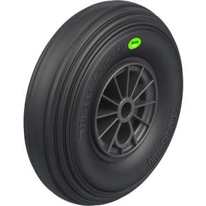 BLICKLE WIEL MET RUBBER BAND KUNSTSTOF VELG VWPP 260/20G