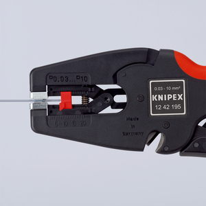 KNIPEX AUTOMATISCHE STRIPTANG 0,03 - 10 MM2 - 12 42 195