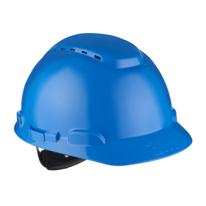 H700N-BB ELMETTO VENTILATO BARDATURA IN PLASTICA CON CRICCHETTO AZZURRO 7000104210