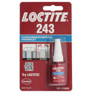 LOCTITE SCHROEFDRAADBORGING 243 BLISTER - FLACON 5 ML NSF