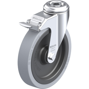 ROULETTE PIVOT. 110KG D.150MM AC BAND.CAOUT 32MM MOY BILLE+FR