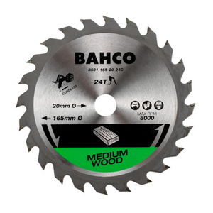 BAHCO CIRKELZAAG HOUT 184X20MM 24T 8501-184-20-24C