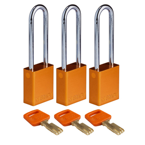 BRADY SAFEKEY HANGSLOT ALU-ORG-76ST-KA3PK (PK=3ST)