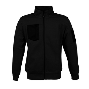 FELPA ZIP LUNGA GIACARTA NERO 995702 # S BLACK