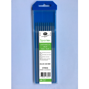 LANTHANE 2,0POURCENT WL20 BOUT BLEU - D.2,4X150 MM BTE 10