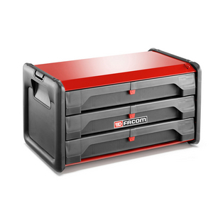 BOITE A OUTILS BI-MATIERE 3 TIROIRS BT.203