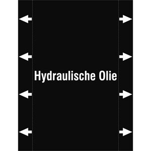 BRADY LEIDINGMERKER 160X210 HYDRAULISCHE OLIE