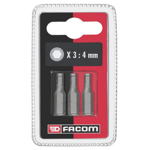 FACOM SCHROEFBITSET 1/4" 6-KANT INBUS EH1.J3 (SET=3ST)