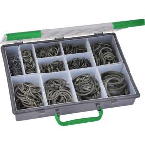 COFFRET ANNEAUX ELAST. INTERIEUR ACIER TRAITE BRUT BRUNI (X800)
