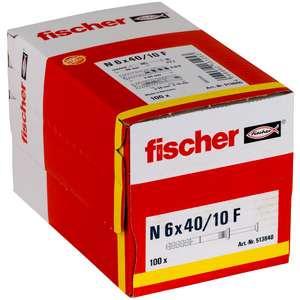 CHEVILLE CLOU NF 6X40/10 UE=100(BOITE) / PRIX DU CENT