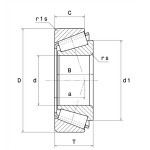 ROULEMENT A RLX CONIQ 4T-32217 NTN