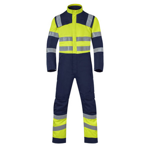 HAVEP OVERALL MULTI PROT. 20433 MARINE/FLUO GEEL MT 60