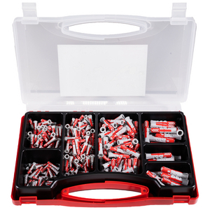 FISCHER ASSORTI.RED BOX DUOPOWER PLUGGEN 5-10 MM