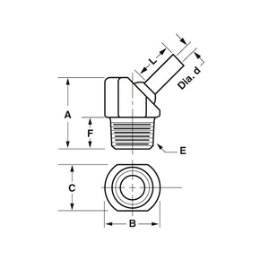 GETTO 1/8 NPT M MM 4,0 10 BAR EASY-JET TJ0134